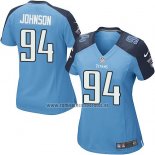 Camiseta NFL Game Mujer Tennessee Titans Johnson Azul