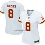 Camiseta NFL Game Mujer Washington Commanders Cousins Blanco