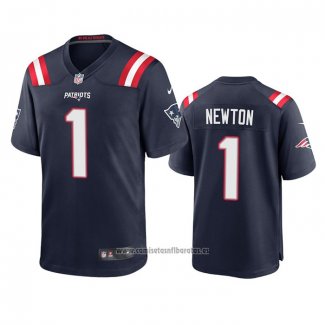 Camiseta NFL Game New England Patriots Cam Newton Azul