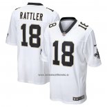 Camiseta NFL Game New Orleans Saints Spencer Rattler 2024 NFL Draft Blanco