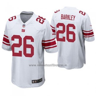 Camiseta NFL Game New York Giants Saquon Barkley Blanco