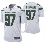 Camiseta NFL Game New York Jets Nathan Shepherd Blanco 60 Aniversario