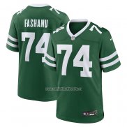 Camiseta NFL Game New York Jets Olu Fashanu 2024 NFL Draft First Round Pick Verde