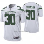 Camiseta NFL Game New York Jets Rashard Robinson Blanco 60 Aniversario