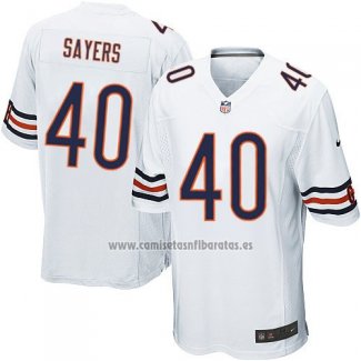 Camiseta NFL Game Nino Chicago Bears Sayers Blanco