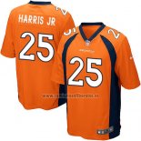 Camiseta NFL Game Nino Denver Broncos Harris Jr Naranja