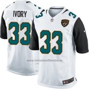 Camiseta NFL Game Nino Jacksonville Jaguars Ivory Blanco