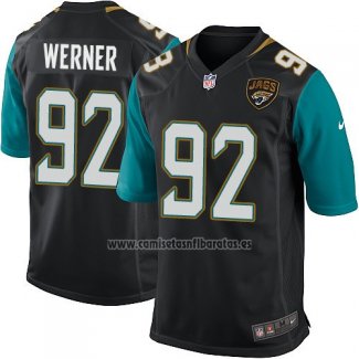 Camiseta NFL Game Nino Jacksonville Jaguars Werner Negro