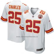 Camiseta NFL Game Nino Kansas City Chiefs Charles Blanco