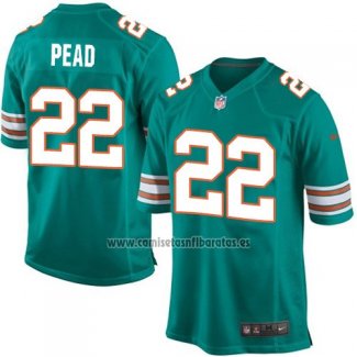 Camiseta NFL Game Nino Miami Dolphins Pead Verde Oscuro