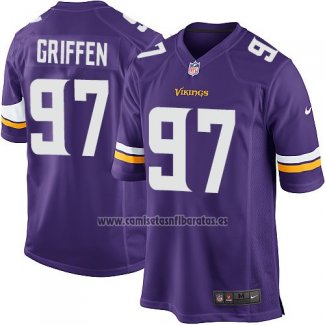 Camiseta NFL Game Nino Minnesota Vikings Griffen Violeta