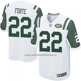 Camiseta NFL Game Nino New York Jets Forte Blanco