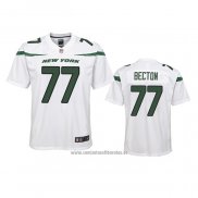 Camiseta NFL Game Nino New York Jets Mekhi Becton Blanco