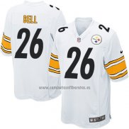 Camiseta NFL Game Nino Pittsburgh Steelers Bell Blanco