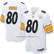 Camiseta NFL Game Nino Pittsburgh Steelers Green Blanco