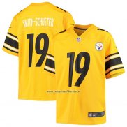 Camiseta NFL Game Nino Pittsburgh Steelers Juju Smith-Schuster Inverted Oro