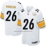Camiseta NFL Game Nino Pittsburgh Steelers Woodson Blanco