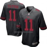 Camiseta NFL Game Nino San Francisco 49ers Patton Negro