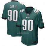 Camiseta NFL Game Philadelphia Eagles Mike Golic Retired Verde