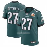 Camiseta NFL Game Philadelphia Eagles Quinyon Mitchell Super Bowl LIX Verde
