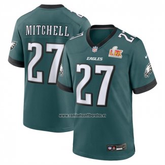 Camiseta NFL Game Philadelphia Eagles Quinyon Mitchell Super Bowl LIX Verde