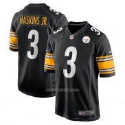 Camiseta NFL Game Pittsburgh Steelers Dwayne Haskins Negro