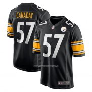 Camiseta NFL Game Pittsburgh Steelers Kameron Canaday Negro