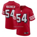 Camiseta NFL Game San Francisco 49ers Fred Warner Alterno Rojo