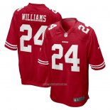 Camiseta NFL Game San Francisco 49ers K Waun Williams 24 Rojo