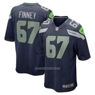 Camiseta NFL Game Seattle Seahawks B.j. Finney Azul