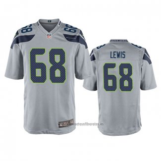 Camiseta NFL Game Seattle Seahawks Damien Lewis Gray