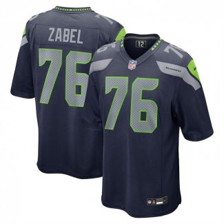 Camiseta NFL Game Seattle Seahawks Grey Zabel 2025 Azul