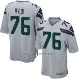 Camiseta NFL Game Seattle Seahawks Ifedi Gris