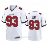 Camiseta NFL Game Tampa Bay Buccaneers Ndamukong Suh 2020 Blanco