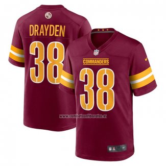 Camiseta NFL Game Washington Commanders Josh Drayden Rojo