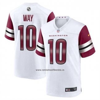 Camiseta NFL Game Washington Commanders Tress Way Blanco