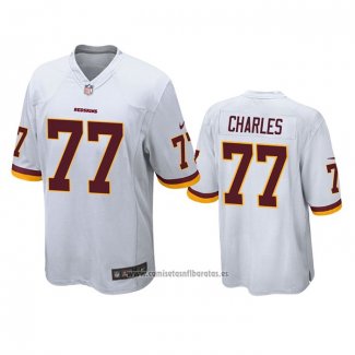 Camiseta NFL Game Washington Commanders Saahdiq Charles Blanco