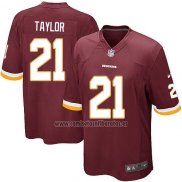 Camiseta NFL Game Washington Commanders Taylor Rojo