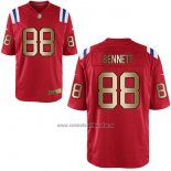Camiseta NFL Gold Game New England Patriots Bennett Rojo