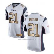 Camiseta NFL Gold Game New England Patriots Butler Blanco