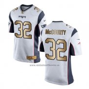 Camiseta NFL Gold Game New England Patriots Mccourty Blanco