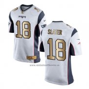 Camiseta NFL Gold Game New England Patriots Slater Blanco
