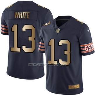 Camiseta NFL Gold Legend Chicago Bears White Profundo Azul