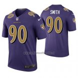 Camiseta NFL Legend Baltimore Ravens Za'darius Smith Violeta Color Rush