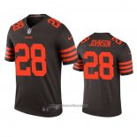 Camiseta NFL Legend Cleveland Browns Kevin Johnson Marron Color Rush