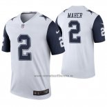 Camiseta NFL Legend Dallas Cowboys Brett Maher Blanco Color Rush