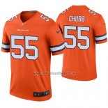 Camiseta NFL Legend Denver Broncos Bradley Chubb Naranja Color Rush