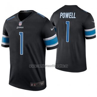 Camiseta NFL Legend Detroit Lions Brandon Powell Negro Color Rush