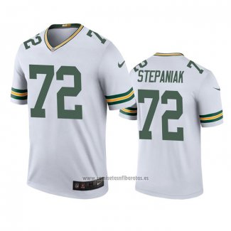 Camiseta NFL Legend Green Bay Packers Simon Stepaniak Blanco Color Rush