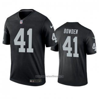 Camiseta NFL Legend Las Vegas Raiders 41 Lynn Bowden Negro